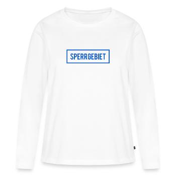 kein Zugang - Frauen Premium Bio Langarmshirt - Weiß - Vorne - Julia (174cm)
