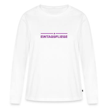 one hit wonder - Frauen Premium Bio Langarmshirt - Weiß - Vorne - Julia (174cm)