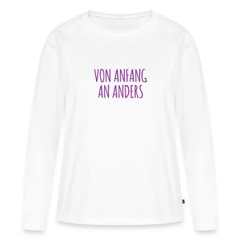 ich bin besonders - Frauen Premium Bio Langarmshirt - Weiß - Vorne - Julia (174cm)