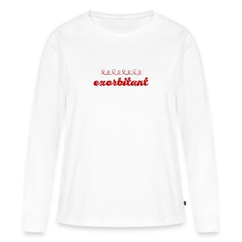 ich bin toll - Frauen Premium Bio Langarmshirt - Weiß - Vorne - Julia (174cm)