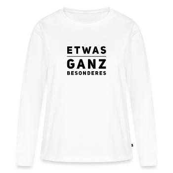 ich bin toll - Frauen Premium Bio Langarmshirt - Weiß - Vorne - Julia (174cm)