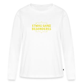 Je suis fantastique - T-shirt manches longues Premium bio Femme - blanc - Devant - Julia (174cm)