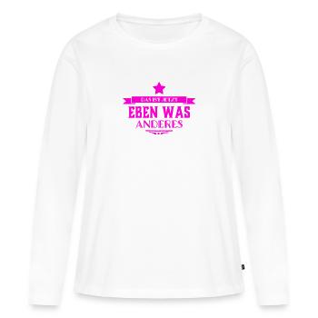 J’ai changé d’avis - T-shirt manches longues Premium bio Femme - blanc - Devant - Julia (174cm)