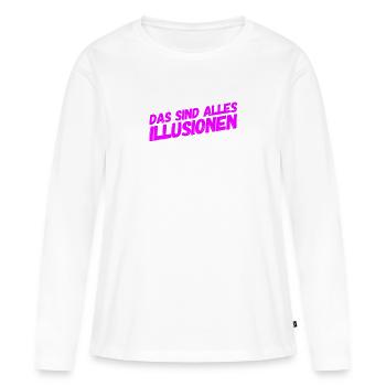 We are deceived - Women's Premium Organic Long Sleeve Shirt - white - Front - Julia (174cm)