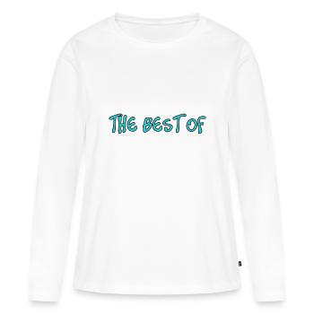 RETRAITE. RETRAITE. RETRAITEE. RETRAITE - T-shirt manches longues Premium bio Femme - blanc - Devant - Julia (174cm)