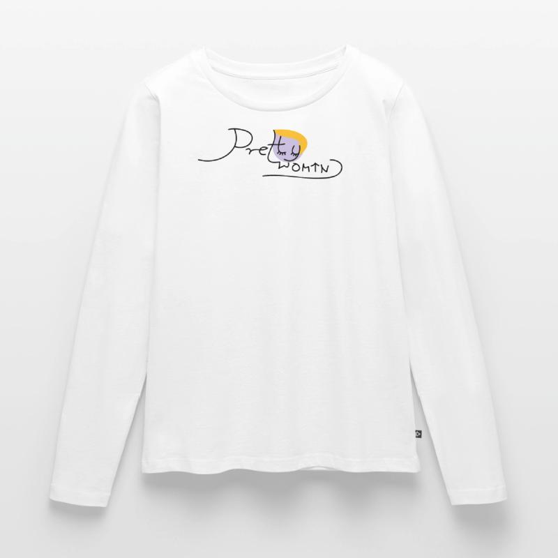 pretty Women's Premium Organic Long Sleeve Shirt