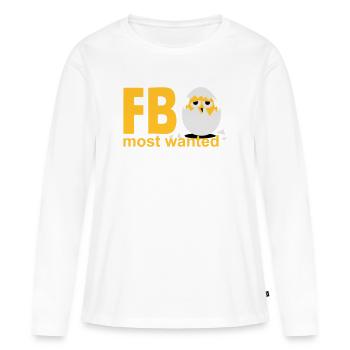 Küken Ei most wanted - Frauen Premium Bio Langarmshirt - Weiß - Vorne - Julia (174cm)