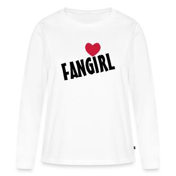 Fangirl Geschenk - Frauen Premium Bio Langarmshirt - Weiß - Vorne - Julia (174cm)