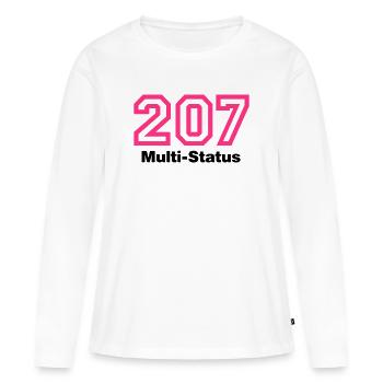 Error 207 Multi-Status - Frauen Premium Bio Langarmshirt - Weiß - Vorne - Julia (174cm)