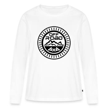 4x4 Offroad Defender - Women's Premium Organic Long Sleeve Shirt - white - Front - Julia (174cm)