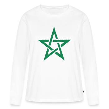 Maroc - Maroc - Maroc - Maroc - T-shirt manches longues Premium bio Femme - blanc - Devant - Julia (174cm)