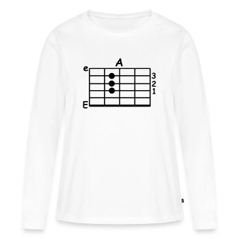 accord - T-shirt manches longues Premium bio Femme - blanc - Devant - Julia (174cm)