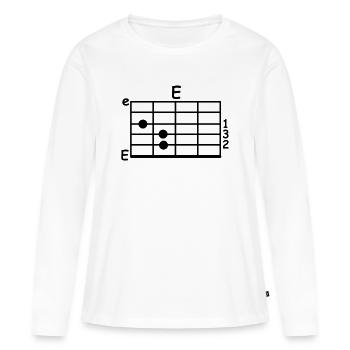 accord - T-shirt manches longues Premium bio Femme - blanc - Devant - Julia (174cm)