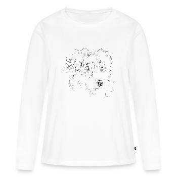 Australian Shepherd - Frauen Premium Bio Langarmshirt - Weiß - Vorne - Julia (174cm)