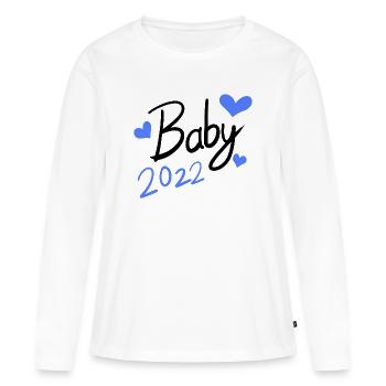 Baby 2022 - Newborn 2022 - Women's Premium Organic Long Sleeve Shirt - white - Front - Julia (174cm)