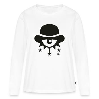 Thinkers Club - Women's Premium Organic Long Sleeve Shirt - white - Front - Julia (174cm)