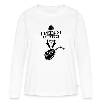 Cadeau humour OSS 117 - parodie film culte SCEP - T-shirt manches longues Premium bio Femme - blanc - Devant - Julia (174cm)