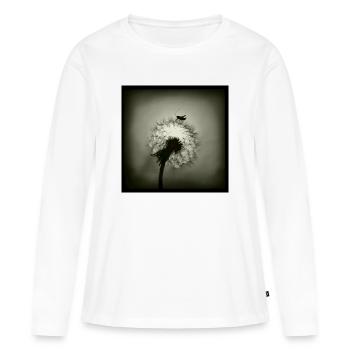 Planète minuscule - T-shirt manches longues Premium bio Femme - blanc - Devant - Julia (174cm)