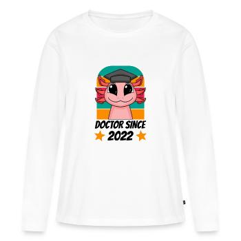 Doctorate Doctoral Thesis Doctorate 2022 - Women's Premium Organic Long Sleeve Shirt - white - Front - Julia (174cm)