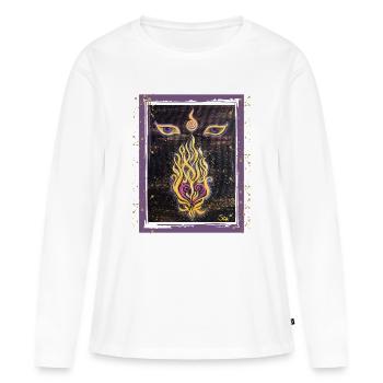 Purgatoire de l’Archange Lucifer Sonja Ariel von Staden - T-shirt manches longues Premium bio Femme - blanc - Devant - Julia (174cm)