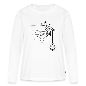 Stierkreis-Astrologie - Frauen Premium Bio Langarmshirt - Weiß - Vorne - Julia (174cm)