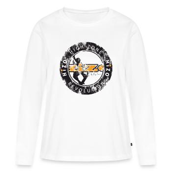 HiZo Revolution - Women's Premium Organic Long Sleeve Shirt - white - Front - Julia (174cm)