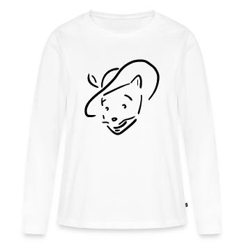 Puss in Boots - Women's Premium Organic Long Sleeve Shirt - white - Front - Julia (174cm)