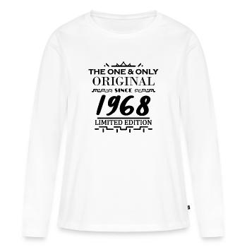 1968 - Year of construction 1968 - Born 1968 - Women's Premium Organic Long Sleeve Shirt - white - Front - Julia (174cm)