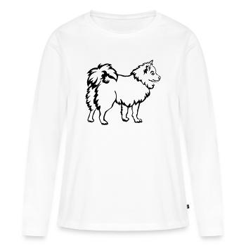 Sharp - Women's Premium Organic Long Sleeve Shirt - white - Front - Julia (174cm)