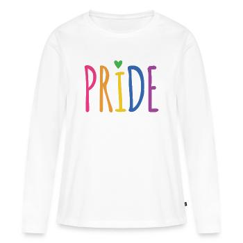 LGBTQ+ Pride Month - Women's Premium Organic Long Sleeve Shirt - white - Front - Julia (174cm)