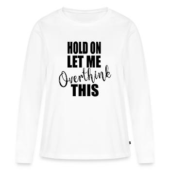Citation sympa - T-shirt manches longues Premium bio Femme - blanc - Devant - Julia (174cm)