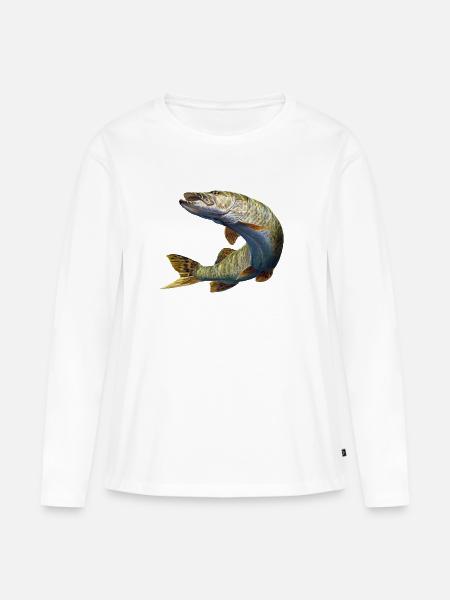 Hecht - Frauen Premium Bio Langarmshirt - Weiß