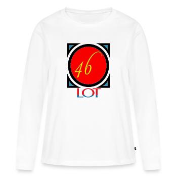 Lot - T-shirt manches longues Premium bio Femme - blanc - Devant - Julia (174cm)