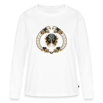 Masque de fantaisie génial. - T-shirt manches longues Premium bio Femme - blanc - Devant - Julia (174cm)