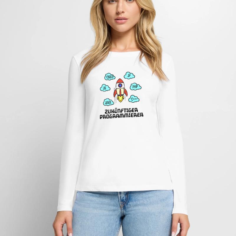 Css Code Developer C++ Java Php Programmer Women's Premium Organic Long Sleeve Shirt