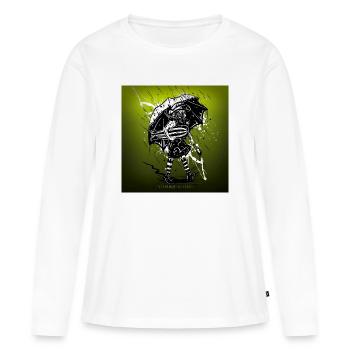 school's out for war - Frauen Premium Bio Langarmshirt - Weiß - Vorne - Julia (174cm)