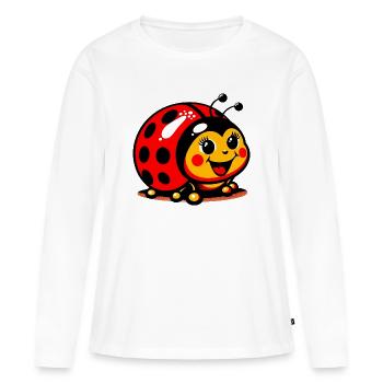 Ladybird - Women's Premium Organic Long Sleeve Shirt - white - Front - Julia (174cm)