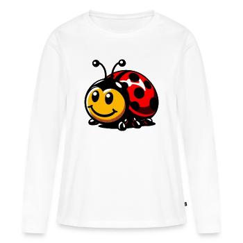 Ladybird - Women's Premium Organic Long Sleeve Shirt - white - Front - Julia (174cm)