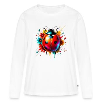 Ladybird - Women's Premium Organic Long Sleeve Shirt - white - Front - Julia (174cm)