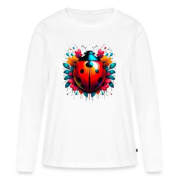 Ladybird - Women's Premium Organic Long Sleeve Shirt - white - Front - Julia (174cm)