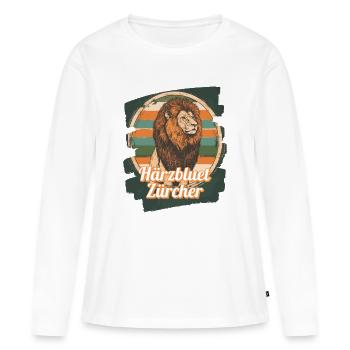Härzbluetzürcherin Zürich Zurich Zurich - Women's Premium Organic Long Sleeve Shirt - white - Front - Julia (174cm)