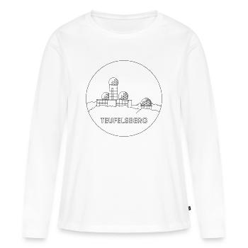 Teufelsberg Berlin - Women's Premium Organic Long Sleeve Shirt - white - Front - Julia (174cm)