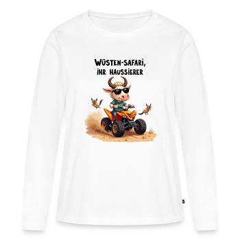 Deserts - Taurus - Women's Premium Organic Long Sleeve Shirt - white - Front - Julia (174cm)