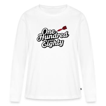 Darts One Hundred and Eighty - Women's Premium Organic Long Sleeve Shirt - white - Front - Julia (174cm)