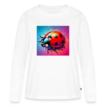 ladybird - Women's Premium Organic Long Sleeve Shirt - white - Front - Julia (174cm)