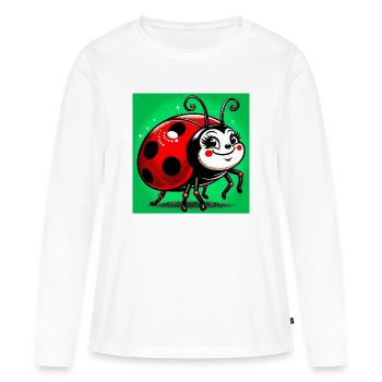 ladybird - Women's Premium Organic Long Sleeve Shirt - white - Front - Julia (174cm)