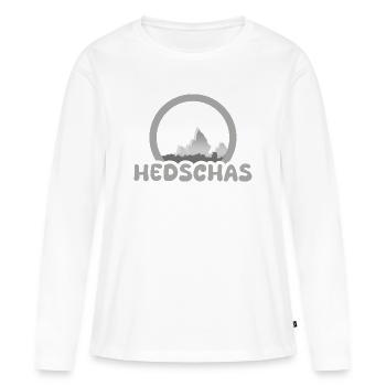 Trekking Hedjaz - T-shirt manches longues Premium bio Femme - blanc - Devant - Julia (174cm)