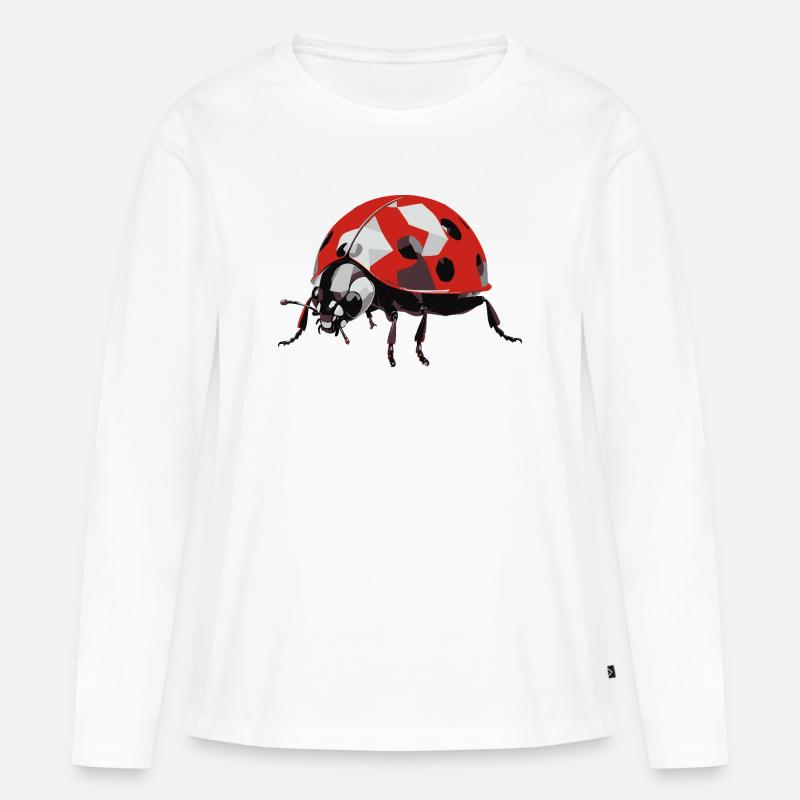 Ladybug3 - Women's Premium Organic Long Sleeve Shirt - white