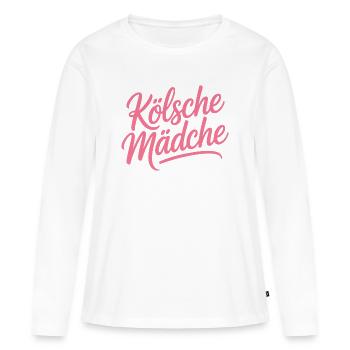 Cologne Filles Carnaval Cologne Filles - T-shirt manches longues Premium bio Femme - blanc - Devant - Julia (174cm)