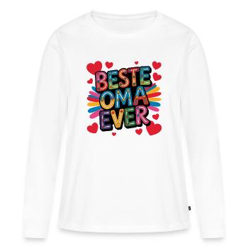 Best Grandma Ever - Women's Premium Organic Long Sleeve Shirt - white - Front - Julia (174cm)